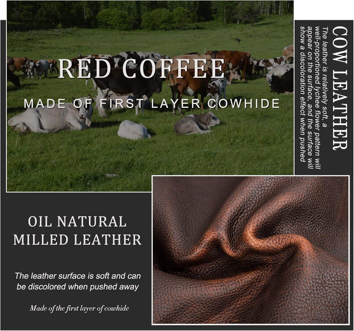Contacts Herren-Leder-Clutch mit digitalem Verschluss, Vintage-Anti-Diebstahl-Kupplung mit grosser K