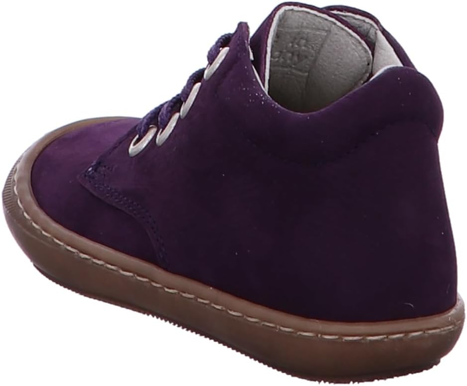 Däumling Mädchen Salli Sneaker 22 EU Schmal Country Aubergine, 22 EU Schmal Country Aubergine