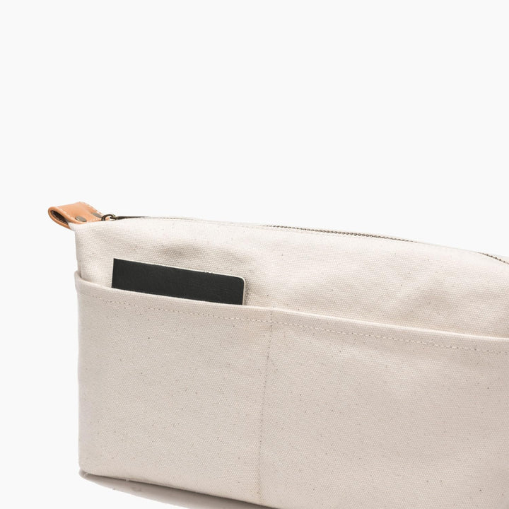 Interne Segeltuchtasche mit Reissverschluss, mittlere Handtasche, Innentasche, multifunktionale Kosm