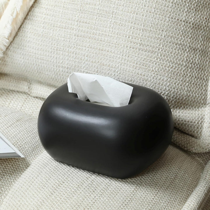 Keramik Kosmetiktücherbox, Tissue Box für Wohnzimmer Badezimmer und Flur, Dekorativer Taschentücher