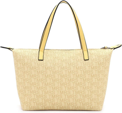 Tamaris Shopper Grace 31437 Damen Handtaschen Print Einheitsgrösse Lightyellow 410, Einheitsgrösse L