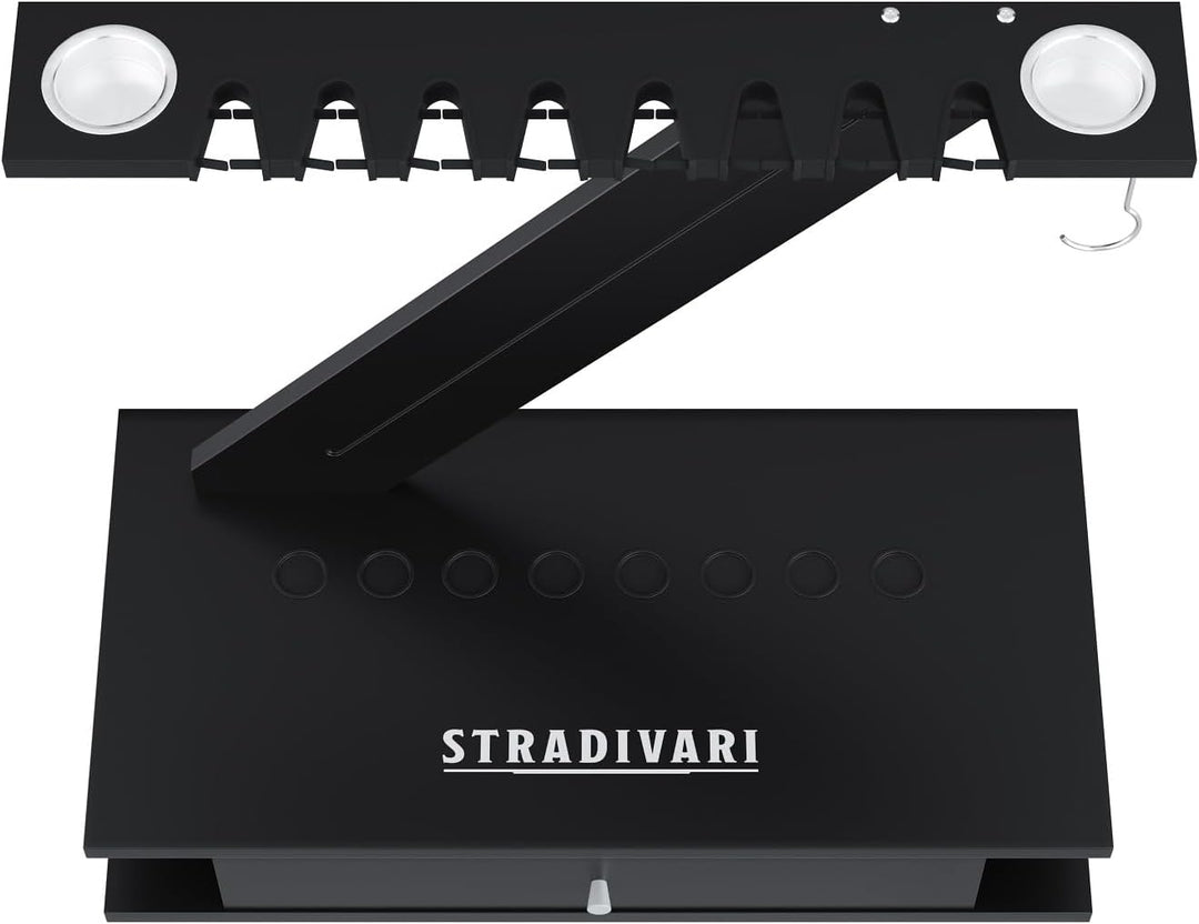 Stradivari Billard Queueständer Zorro im modernen Design | Stabiler, Standfester Ständer für 8 Queue