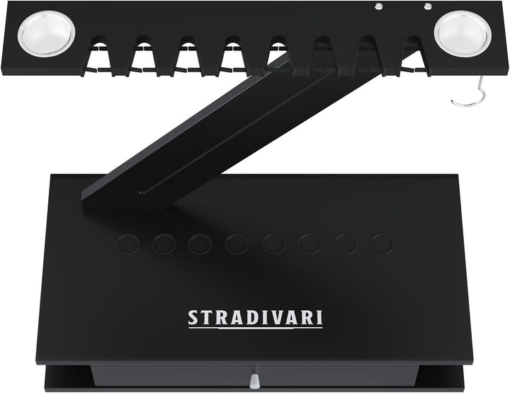 Stradivari Billard Queueständer Zorro im modernen Design | Stabiler, Standfester Ständer für 8 Queue