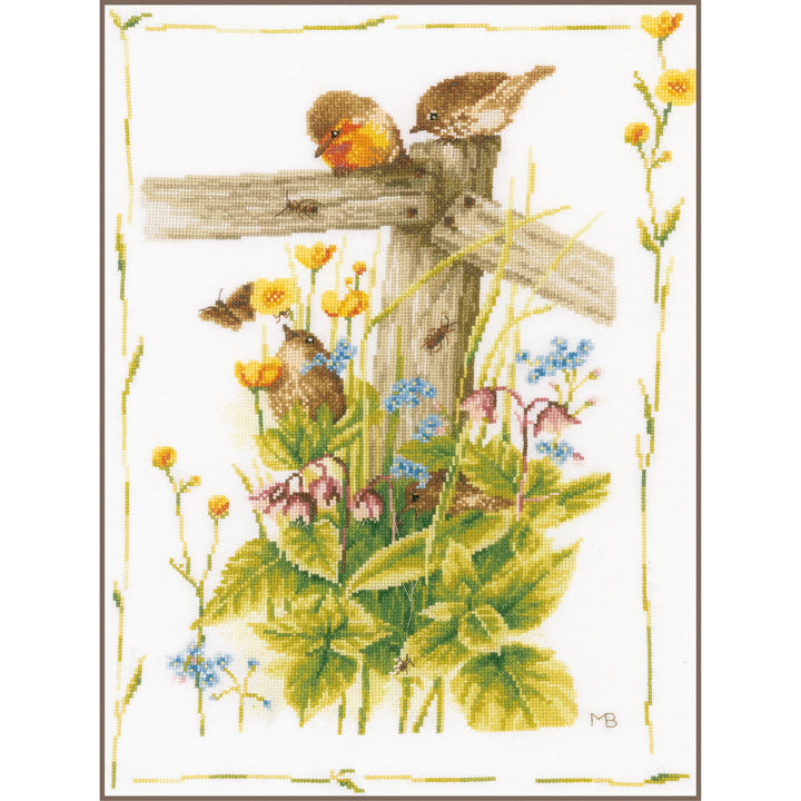 Lanarte PN-0180560 Kreuzstich Set, Baumwolle, Mehrfarbig, 33x47cm 33x47cm Mehrfarbig, 33x47cm Mehrfa