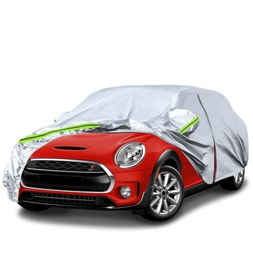 Autoabdeckung Vollgarage Ersatz für Mini Cooper 5 Doors 2013-2022, Allwetter Reflektierende Autoabde