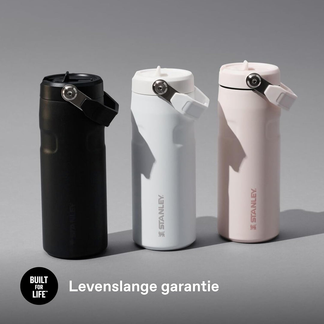 Stanley 1913 Flip Straw Trinkflasche mit Strohhalm 0.47L - Thermobecher Kühlt 8 Stunden - 40 Studen