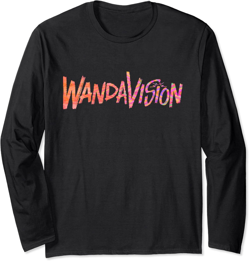 Marvel WandaVision 90s Logo Langarmshirt