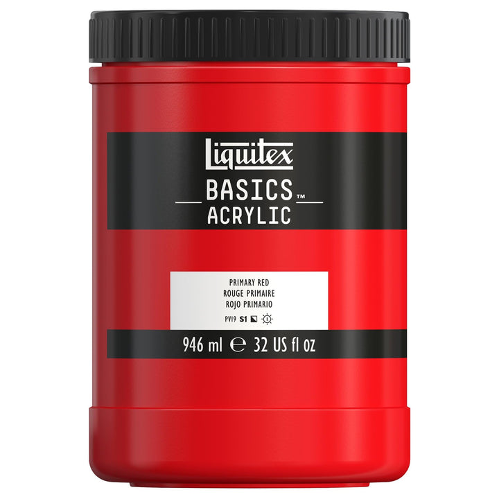 Liquitex 8870363 Basics - Acrylfarbe, monopigmentierte Künstlerpigmente, lichtecht, mittlere Viskosi