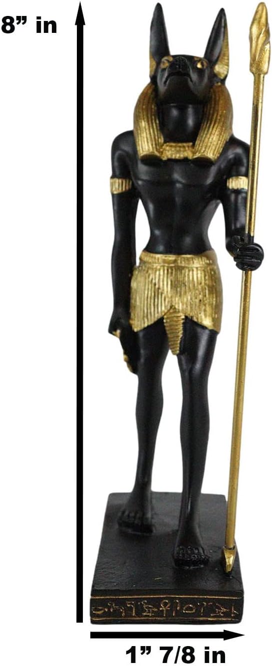 Gifts & Decor Dekofigur Indoor - Anubis stehend - Ägypten Figur Deko Skulptur Statue