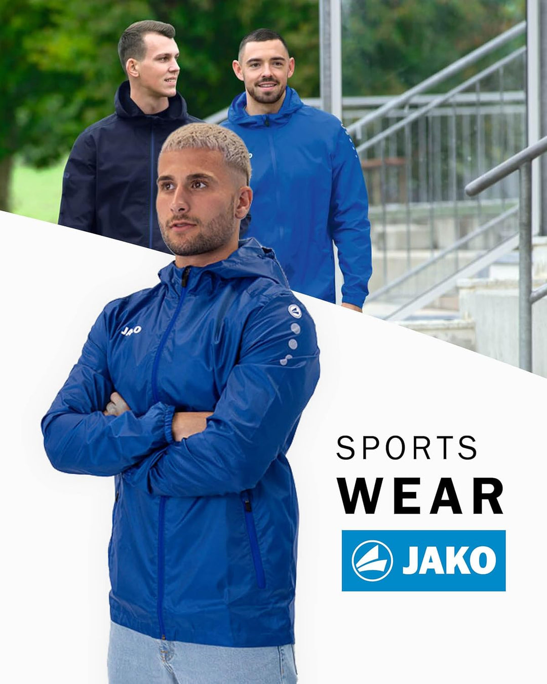 JAKO Unisex Allwetterjacke Team 2.0 Allwetterjacke (1er Pack), Royal