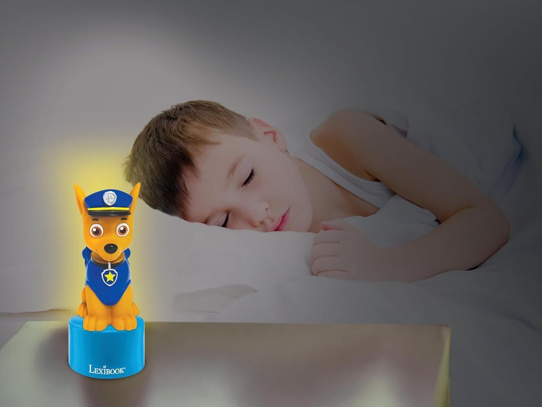 Lexibook, Paw Patrol, Chase Nachtlicht mit Lautsprecher, Weiches Licht, Batteriebetrieben, Blau, NS0