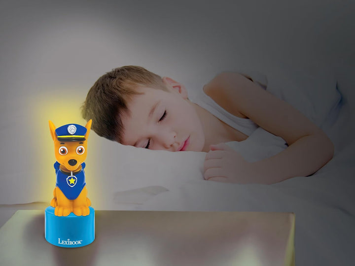 Lexibook, Paw Patrol, Chase Nachtlicht mit Lautsprecher, Weiches Licht, Batteriebetrieben, Blau, NS0