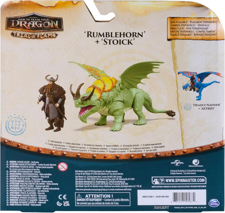 Dreamworks Dragons, Drachenzähmen leicht gemacht - Wikinger & Drachen Actionfiguren-Set, Haudrauf &