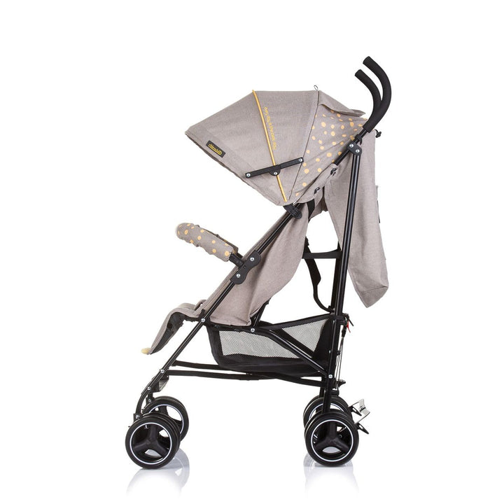Chipolino Kinderwagen Milano Buggy bis 22 kg, Rückenlehne verstellbar, faltbar hellgrau, hellgrau