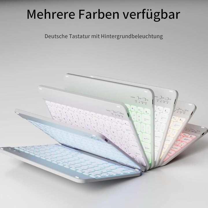 Tastatur Hülle für iPad Air 11 Zoll 2026/2025/2024, iPad Air 10.9 Zoll 2022/2020 5./4. Gen, Magnetis