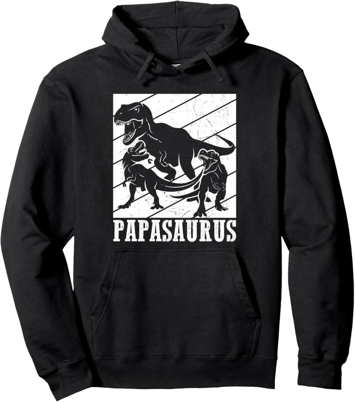 Papasaurus Vater Tag Dinosaurier Papa Saurus Geschenk Dino Pullover Hoodie