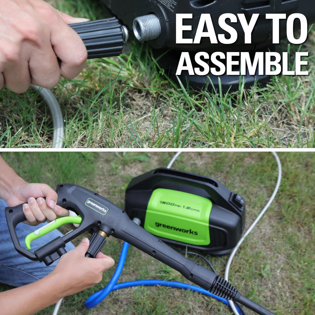 Greenworks Universal-Hochdruckreiniger-Hochdruckschlauch-Aufsatz 5200402, 6,5 m, Hochdruckschlauch