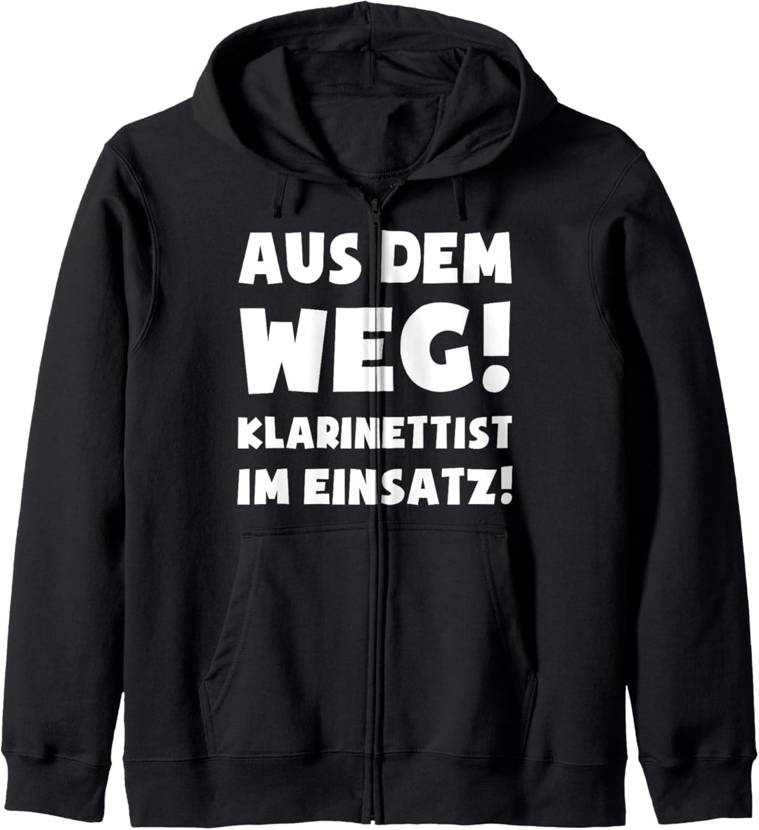 Klarinettist im Einsatz! - Lustiges Klarinette Kapuzenjacke