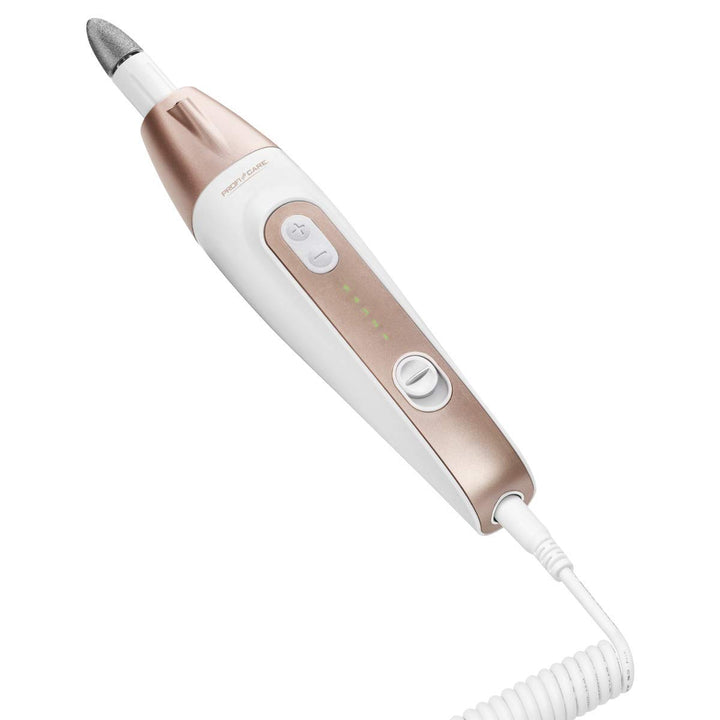 ProfiCare PC-MPS 3004 Elektrisches Maniküre-/Pediküre-Set mit 7 Nagelpflegeaufsätzen, 5-Stufenschalt