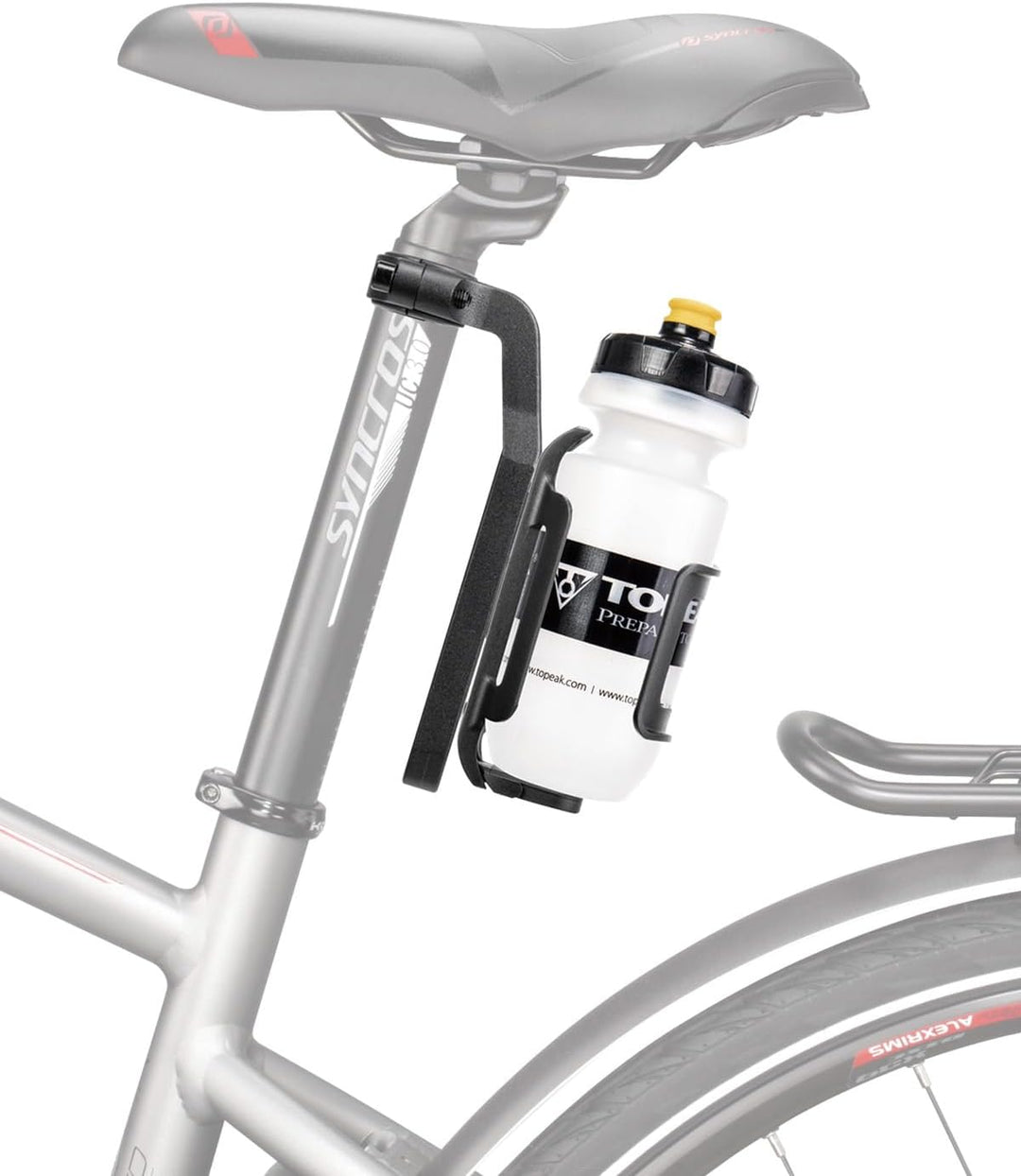 Topeak EP Mount Hinterer Flaschenhalter, für Erwachsene Unisex, Schwarz, 13