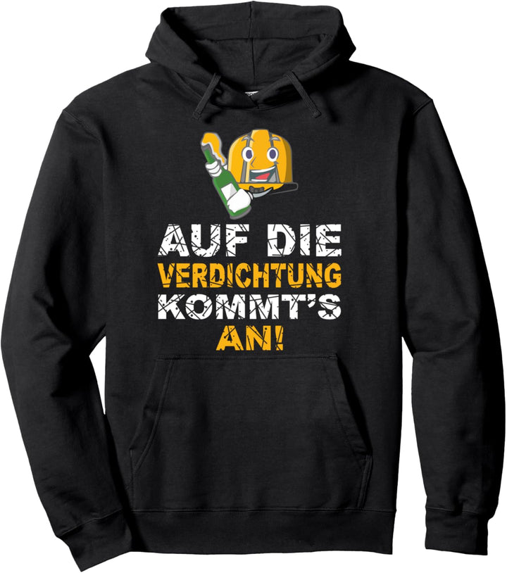 Auf die Verdichtung kommts an Bauch Hackedicht Biermarke Pullover Hoodie
