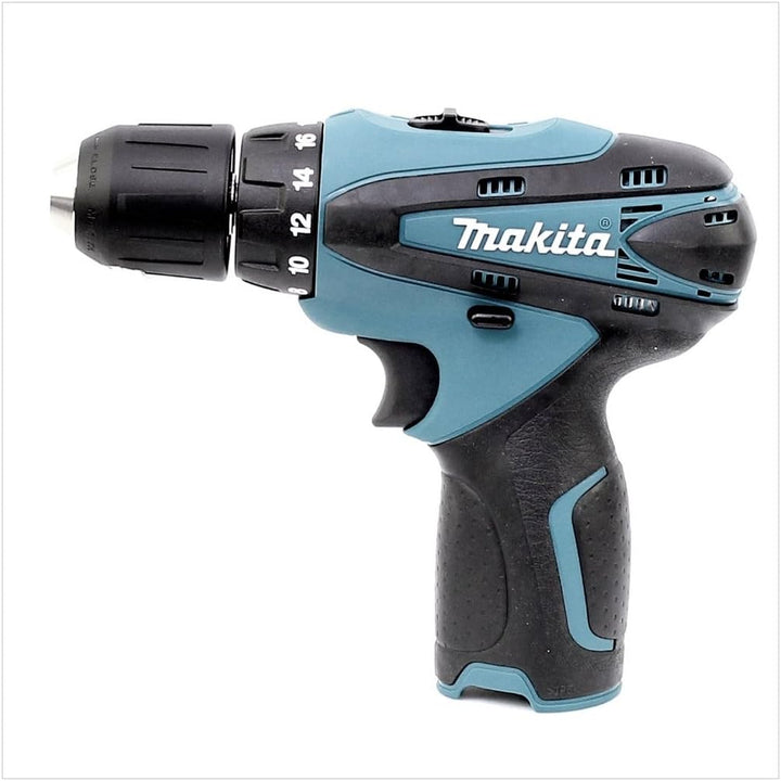 Makita DF 330 10,8 V Li-Ion Akku Bohr Schrauber blau Solo - nur das Gerät ohne Zubehör
