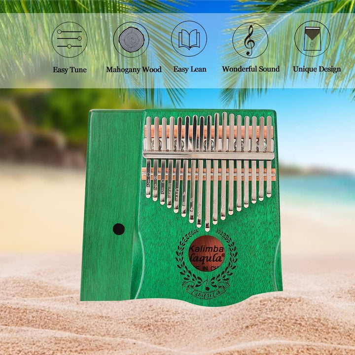 Kalimba 17 Schlüssel Daumenklavier - Tragbares Mbira Sanza Finger Piano Professionelles Musikinstrum