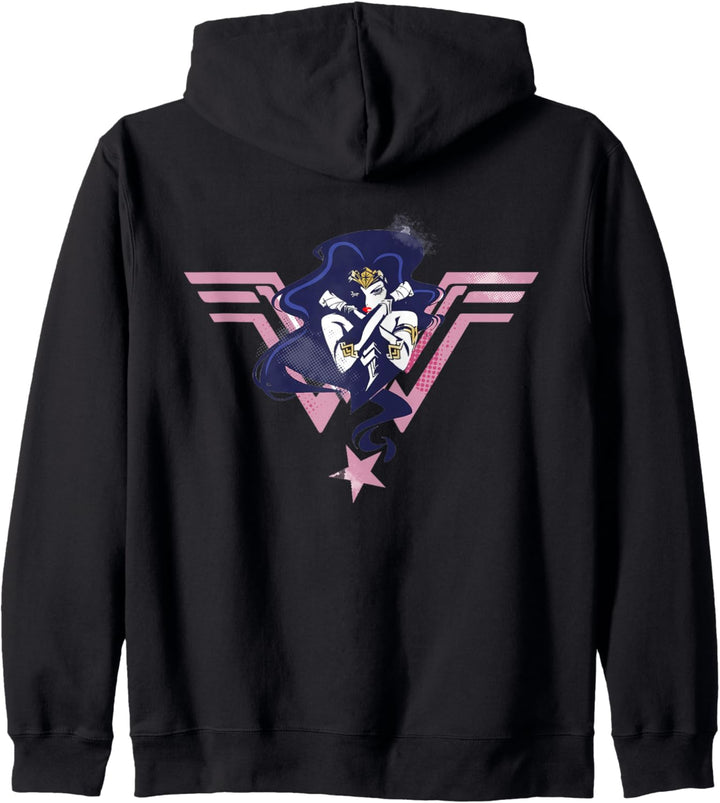 DC Justice League-Logo Wonder Woman für Kinder Kapuzenjacke