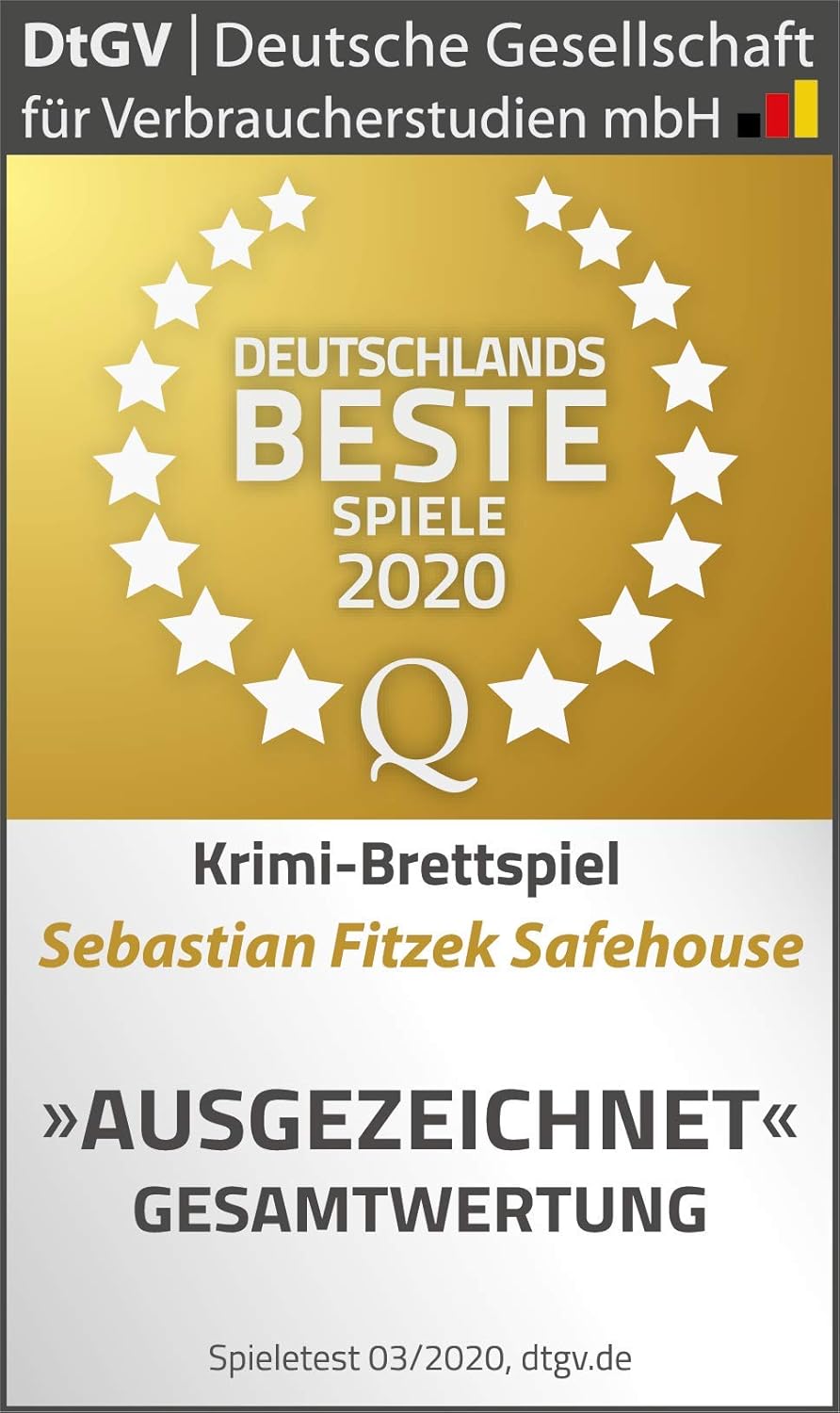 Moses Sebastian Fitzek Safehouse - Das Spiel Safe House Ein Gesellschaftsspiel von Marco Teubner 902
