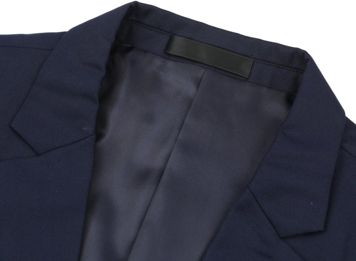 YOUTHUP Herren Sakko Slim Fit Anzugjacke für Business Hochzeit Eleganter 1 Knöpfen Blazer S Navy, S