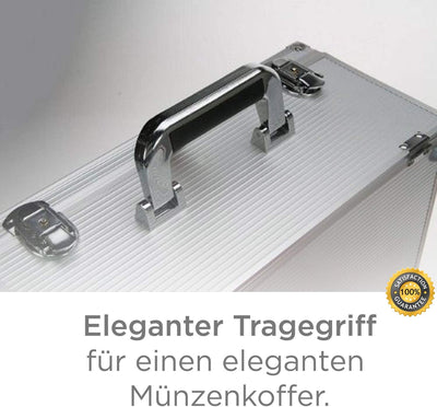 Safe 273 Münzen-Koffer GIGANT: Münzkoffer mit 15 Einsätzen für über 500 St. Verschiedene Münzen