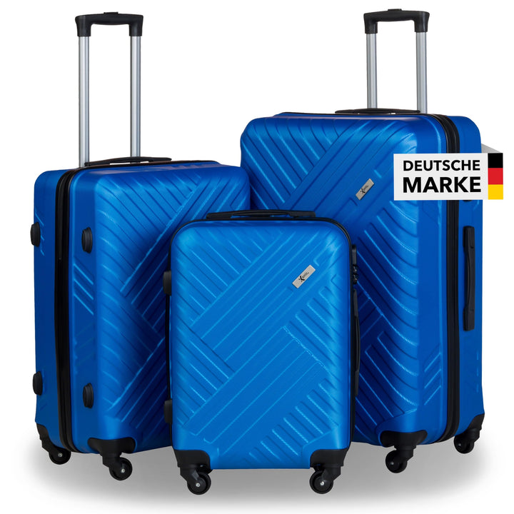 Xonic Design Reisekoffer - Hartschalen-Koffer mit 360° Leichtlauf-Rollen - hochwertiger Trolley mit