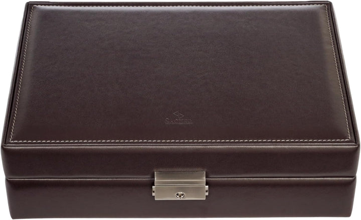 SACHER Uhrenetui für 12 Uhren new Classic/Mocca, Mocca