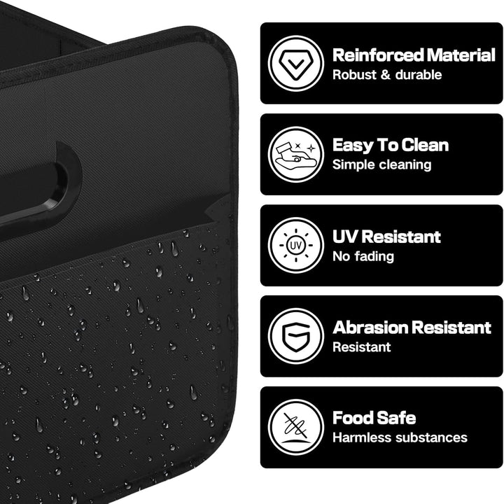 Kofferraum-Organizer Faltbar 70L – Grosse Auto Kofferraumtasche mit 10 Seitenfächern & Verstärktem B