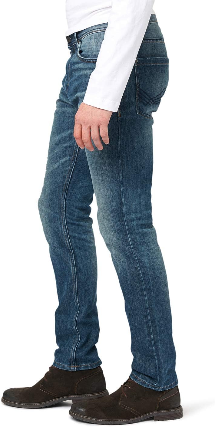 TOM TAILOR Herren Jeans 10622022 Josh Regular Slim 28W / 30L 10281 - Mid Stone Wash Denim, 28W / 30L