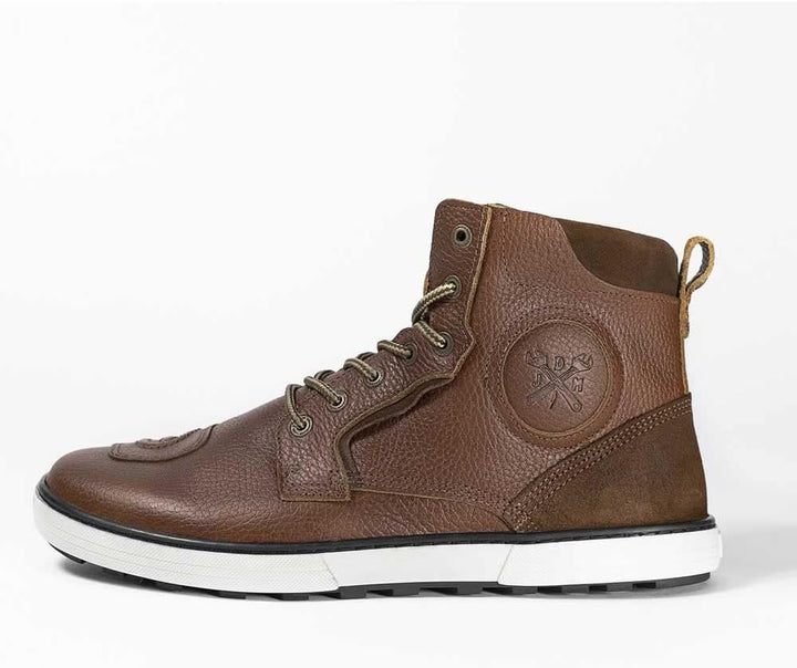 John Doe Motorradschuh Shifter | XTM | Threepoint Protection | Lederstiefel aus Rindsleder | Rutschf