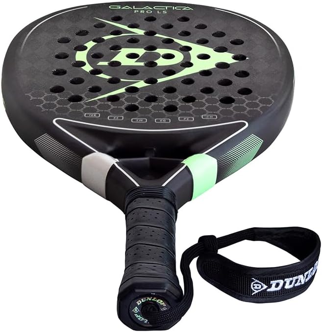 Dunlop Padelschläger Einheitsgrösse Schwarz/Grün V25, Einheitsgrösse Schwarz/Grün V25