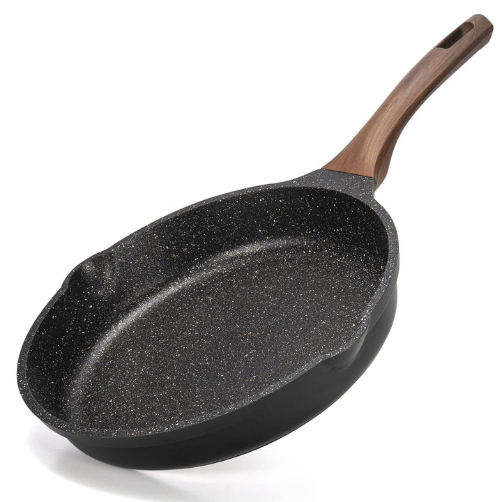 Antihaft Pfanne Bratpfanne Beschichtet 24cm, Granit Pfannen Nonstick Frying Pan, Beschichtete Pfanne