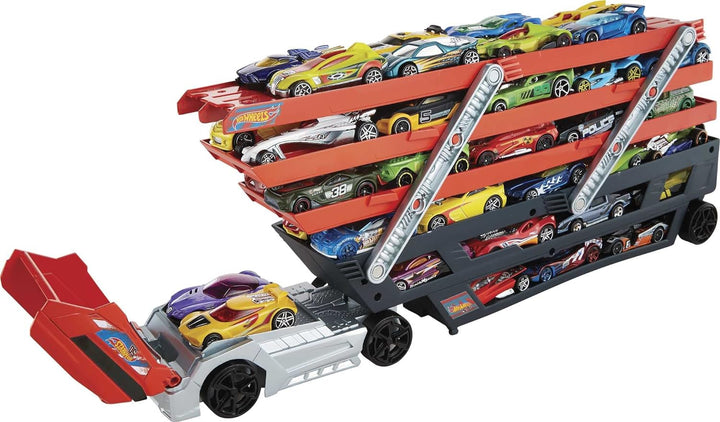 Hot Wheels CKC09 - Mega Fahrzeug-Transporter, Spielzeug ab 3 Jahren 1 Originalverpackung, 1 Original