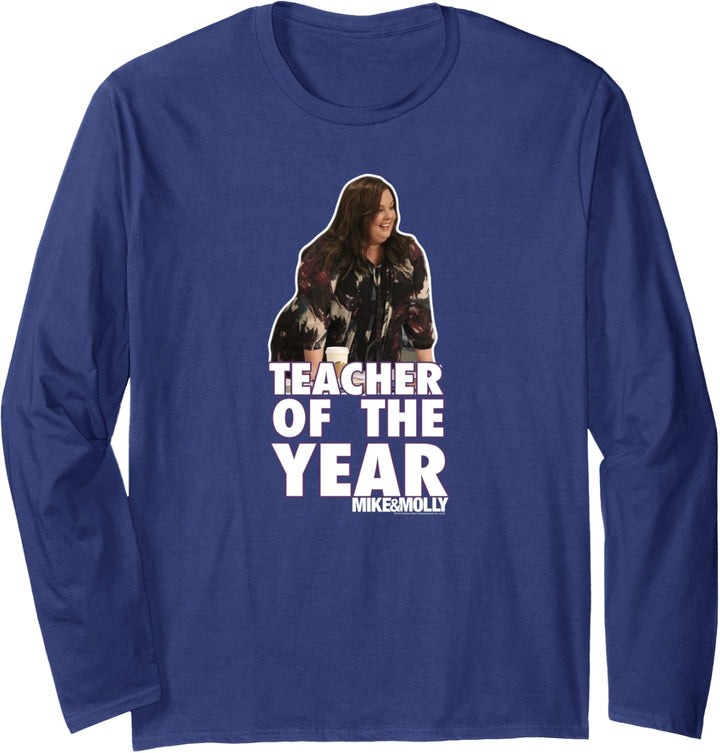 Mike & Molly Teacher of the Year Langarmshirt