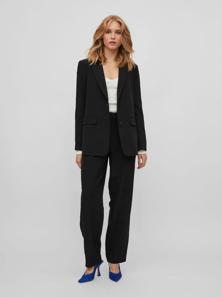 Vila Damen Vikamma Loose Noos Blazer 36 Schwarz, 36 Schwarz