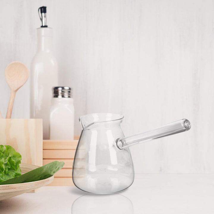 Housoutil Transparente Türkische Kaffeekanne 450 Ml Verdicktes Hochborosilikatglas Praktische Mit Se