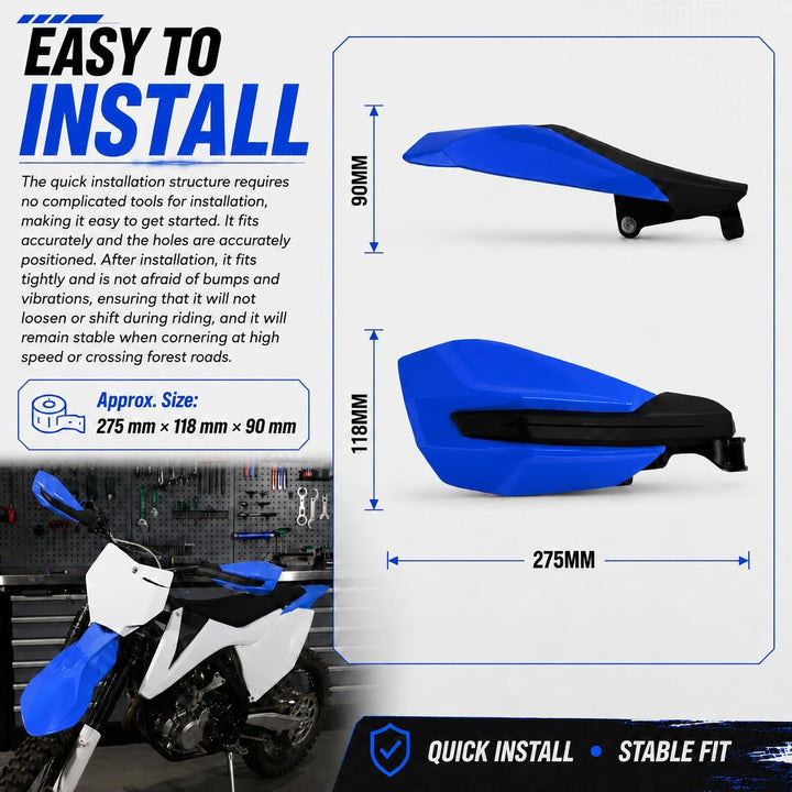 JFG RACING Handguards,Handguards Motorrad Handschutz Motorrad Universal Für 22mm 28mm Lenker SX SXF