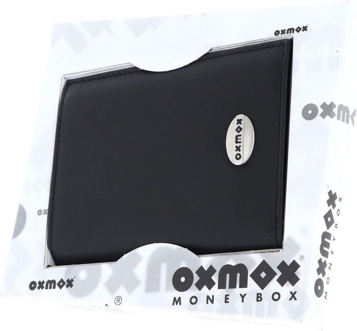 Oxmox Leather Kombibörse 12 cm black Schwarz, Schwarz