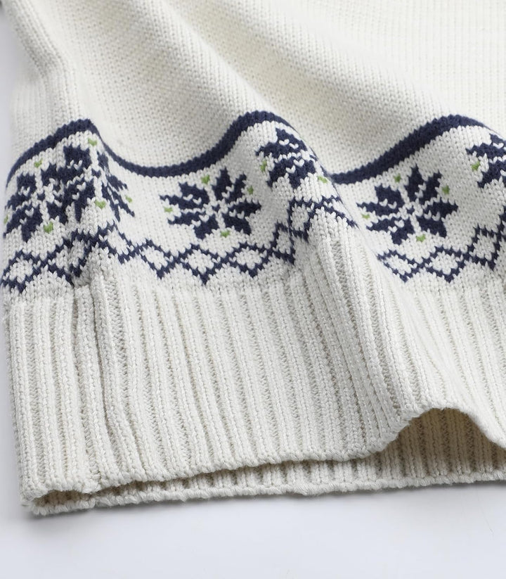 Danfiki Pullover Herren Herren Weihnachtspullover Sweater Christmas Pullover Rundhals Warme Strickpu