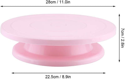 Kuchen-Drehteller, Drehbarer Tortenständer, Leicht Drehbare, Rutschfeste Basis, Dekorationswerkzeuge