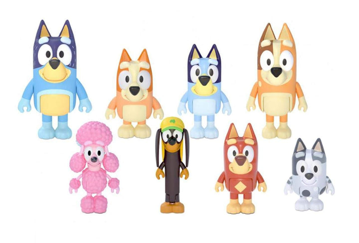 Bluey 8er-Figurenpack "Bluey&