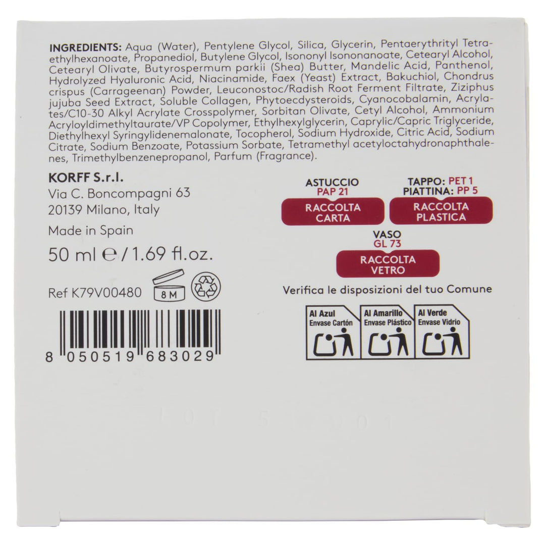 Korff Collagen Age Filler Gesichtscreme Globale Anti-Age Formel mit Age Filler Complex, Meereskollag