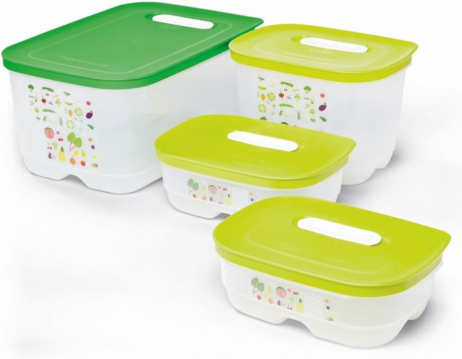 TUPPERWARE Kühlschrank 4,4L dunkelgrün KlimaOase hoch PrimaKlima A183 Klimakönig 10304