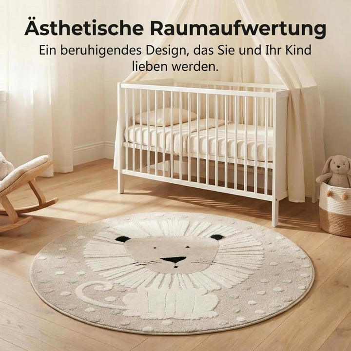 the carpet Jungle Kids Teppich für Kinderzimmer, Kinderteppich, 3D-Effekt, Pflegeleicht, strapazierf